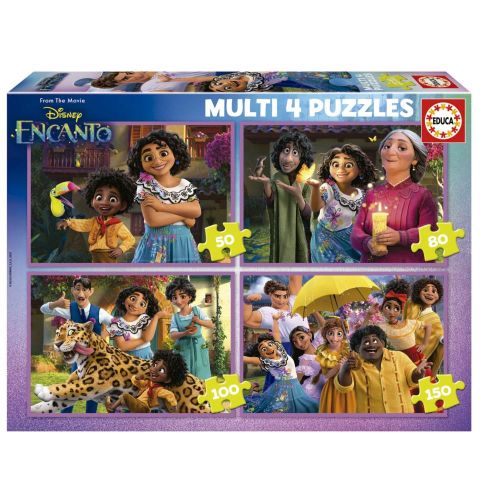 MULTI 4 PUZZLES ENCANTO EDUCA