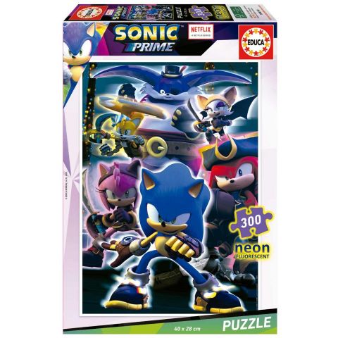 PUZZLE 300 PZAS SONIC PRIME NEÓN EDUCA