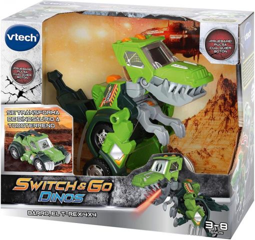 SWITCH&GO DINO BARRO, T-REX 4X4 VTECH