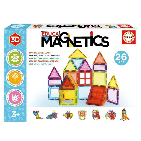 26 PCS EDUCAMAGNETICS 3D EDUCA