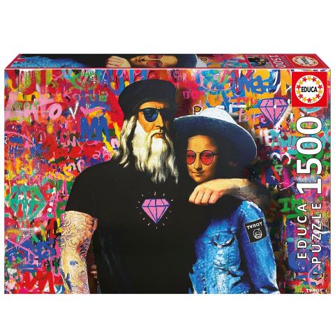 PUZZLE 1500 PZAS LEO Y LISA EDUCA