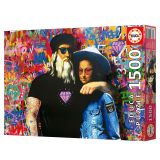 PUZZLE 1500 PZAS LEO Y LISA EDUCA