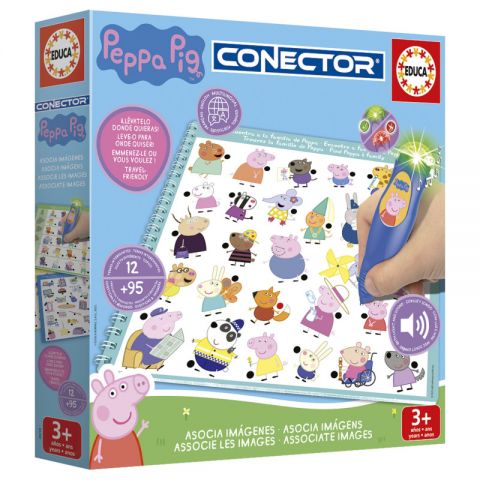 CONECTOR LÁPIZ PEPPA PIG ASOCIA IMÁGENES EDUCA