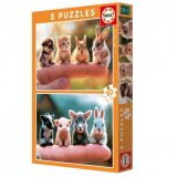 PUZZLE 2X20 PZAS BEBÉS ANIMALES EDUCA