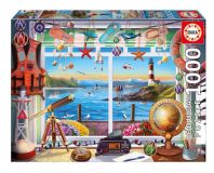 PUZZLE 1000 PZAS VIDA EN EL PUERTO EDUCA