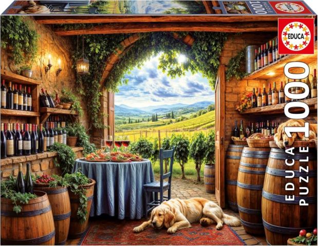 PUZZLE 1000 PZAS EDUCA  CANES ET VINUM 