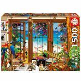 PUZZLE 1500 PZAS VENTANA DEL OBSERVADOR DE AVES ED