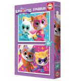 PUZZLE 2X20 PZAS SUPER KITTIES EDUCA
