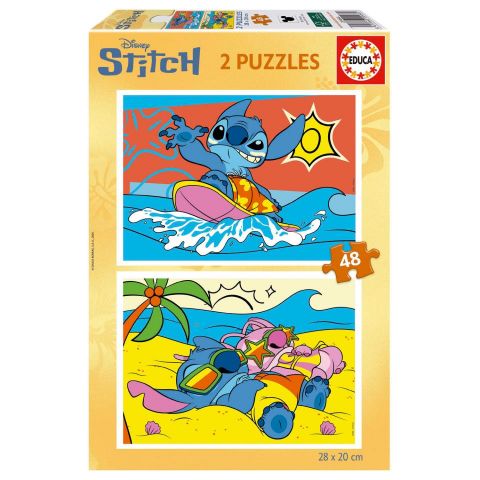 PUZZLE 2X48 PZAS STITCH EDUCA