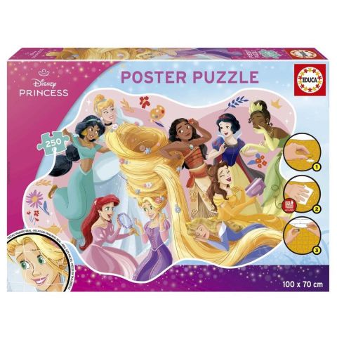 PUZZLE 250 PZAS PRINCESAS POSTER EDUCA