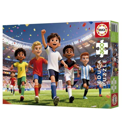 PUZZLE 300 PZAS MUNDO DEL FÚTBOL EDUCA