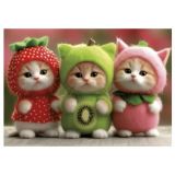 PUZZLE 200 PZAS GATITOS FRUTALES EDUCA