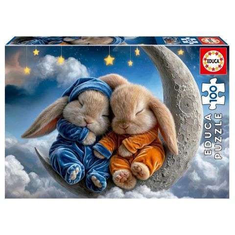 PUZZLE 100 PZAS SUEÑOS DE CONEJITOS EDUCA