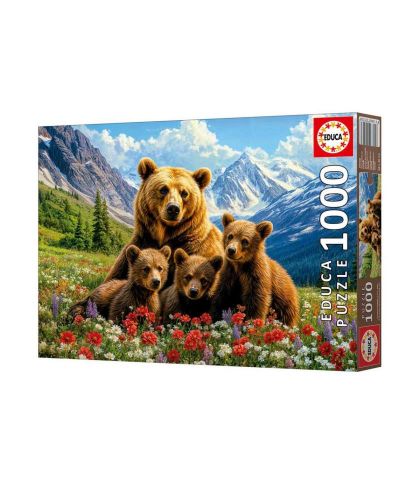 PUZZLE 1000 PZAS OSOS GRIZZLY CANADÁ EDUCA