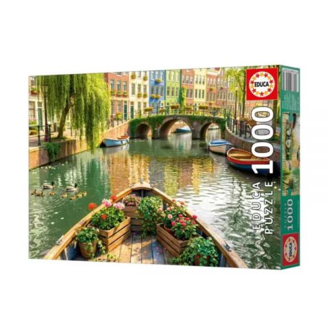 PUZZLE 1000 PZAS PASEO EN BARCO POR AMSTERDAM EDUC