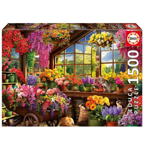 PUZZLE 1500 PZAS COBERTIZO DE JARDINERÍA EDUCA