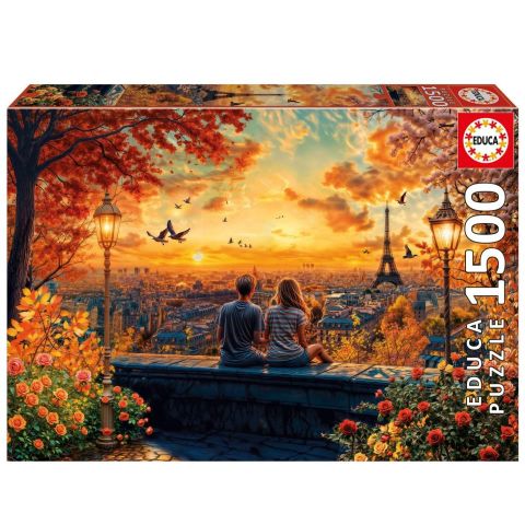 PUZZLE 1500 PZAS ENAMORADOS EN PARÍS EDUCA