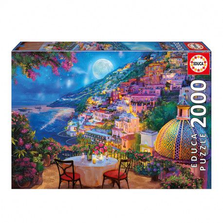 PUZZLE 2000  CITA NOCTURNA POSITANO EDUCA
