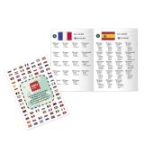 MAGNÉTICO BANDERAS EUROPA 60 PZAS APLI
