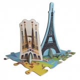 PUZZLE MONUMENTOS MUNDO 3D MAGNÉTICO 240 PZAS APLI