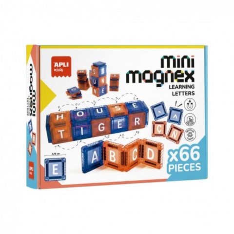 MINI MAGNEX LETRAS 66 PZAS APLI