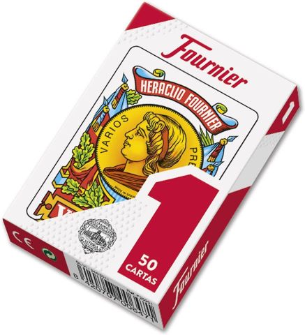 BARAJA Nº1 FOURNIER 50 CARTAS C/ CAJA CARTON