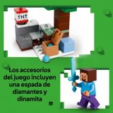 LA AVENTURA DE STEVE EN LA TAIGA LEGO MINECRAFT LE