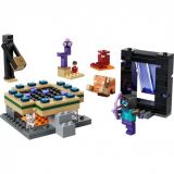 VIAJE POR EL NETHER Y PORTAL AL END LEGO MINECRAFT