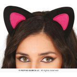 DIADEMA OREJAS GATITO ROSA GUIRCA