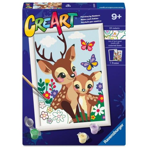 CREART: PINTA POR NÚMEROS CERVATILLOS RAVENSBURGER