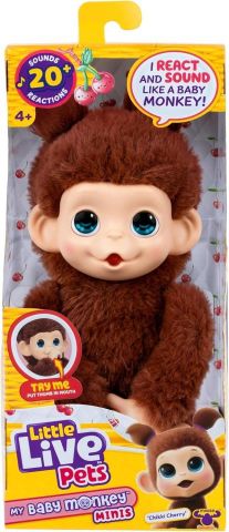 MY BABY MONKEY MINI MOD. SURT. LITTLE LIVE PETS MO
