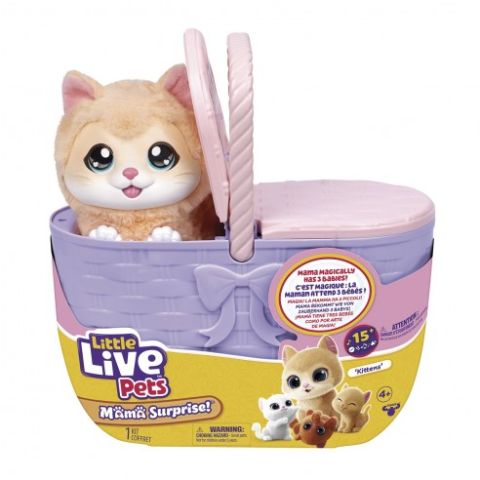 KITTY LITTLE LIVE PETS MAMA SURPRISE KITTY MOOSE