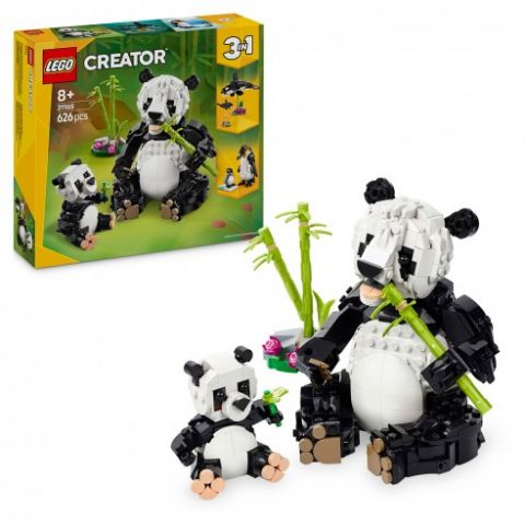 FAMILIA DE PANDAS FAUNA SALVAJE LEGO CREATOR LEGO