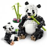 FAMILIA DE PANDAS FAUNA SALVAJE LEGO CREATOR LEGO