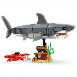 FEROZ TIBURÓN CON COFRE DEL TESORO LEGO CREATOR