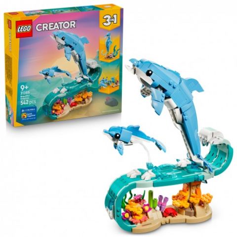 HERMOSOS DELFINES ANIMALES MARINOS LEGO CREATOR