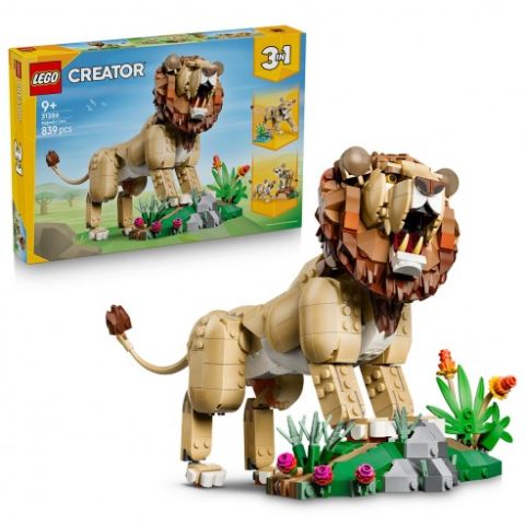 LEÓN MAJESTUOSO FAUNA SALVAJE LEGO CREATOR