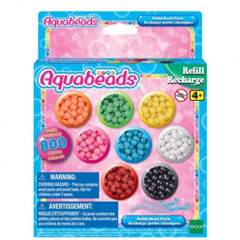 AQUABEADS PACK DE ABALORIOS SOLIDOS EPOCH