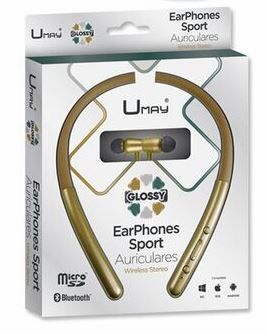 AURICULARES BLUETOOTH GLOSSY  POESSA