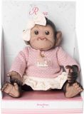 MONO REBORN 40 CM C/ JERSEY Y FALDA VOLA ROSA TOYS