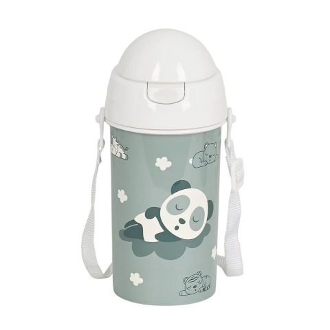 BOTELLA 500 ML APERT. AUTOM. CON PAJITA