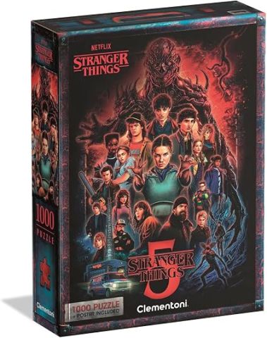 PUZZLE 1000 PZAS STRANGER THINGS 5 CLEMENTONI