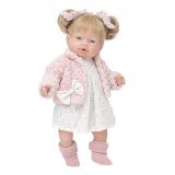 MUÑECA HABLADORA 40 CM ROSA TOYS