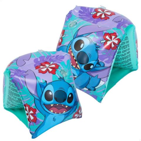 MANGUITOS STITCH AZUL Y MORADO 15X23 CM