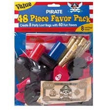 SET JUGUETES PARA PIÑATA PIRATAS