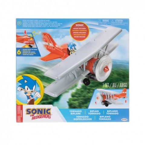 SONIC AVIONETA BIPLANO C/FUNCIONES JAKKS PACIFIC