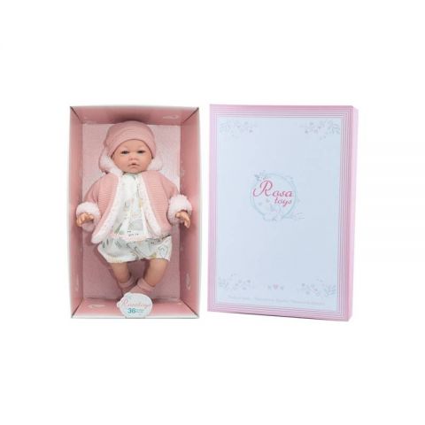 MUÑECA MÍA 46 CM C/CHAQUETA ROSA 36 SON. ROSATOYS