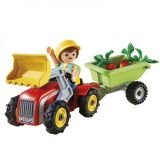 NIÑO CON TRACTOR HUEVO PLAYMOBIL