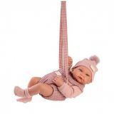 MUÑECA RECIÉN NACIDA NICA PORTABEBÉ 40 CM ANTONIO 