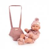 MUÑECA RECIÉN NACIDA NICA PORTABEBÉ 40 CM ANTONIO 